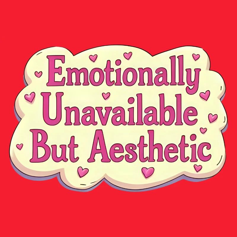 Emotionally Unavailable Retro Aesthetic