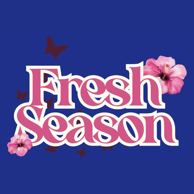 Fraîche Saison Floral Script