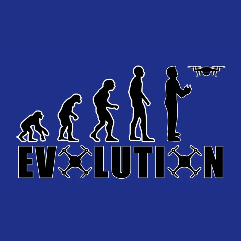 EVOLUTION DROHNE Geschenk Bodenpilot Fliegen