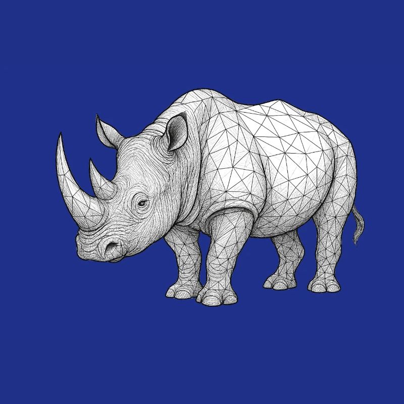 Rhino Wireframe Pattern
