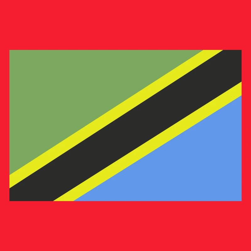 Drapeau de la Tanzanie