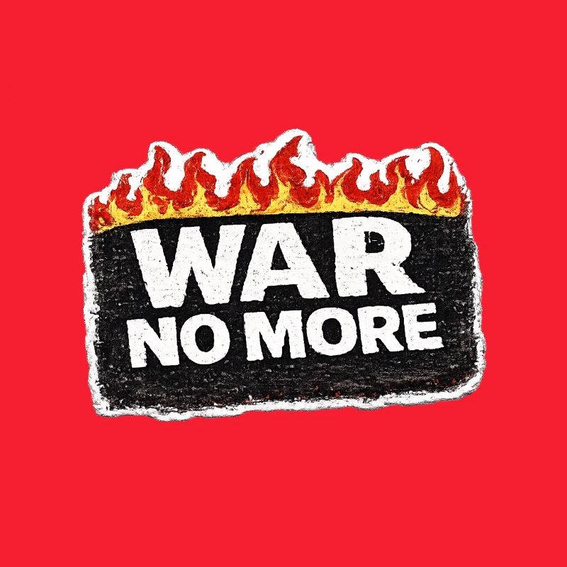 War No More – Sticker Peace & Humanity