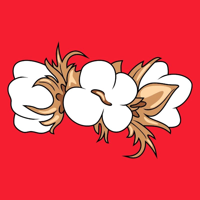 Blühende Baumwolle