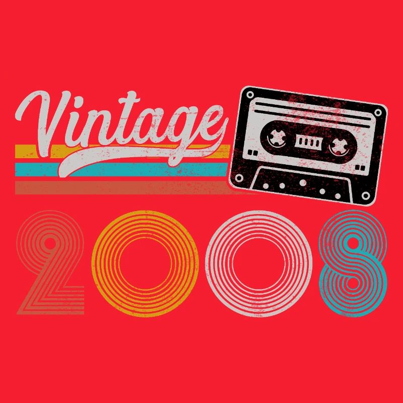 2008 Vintage Retro Geburtstagsgeschenk