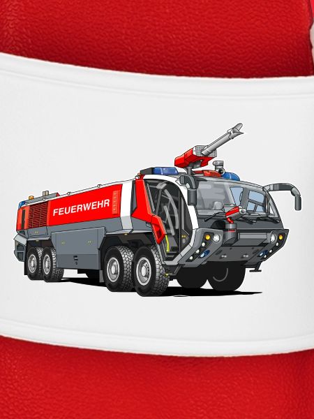 Feuerwehr mit Schaumkanone