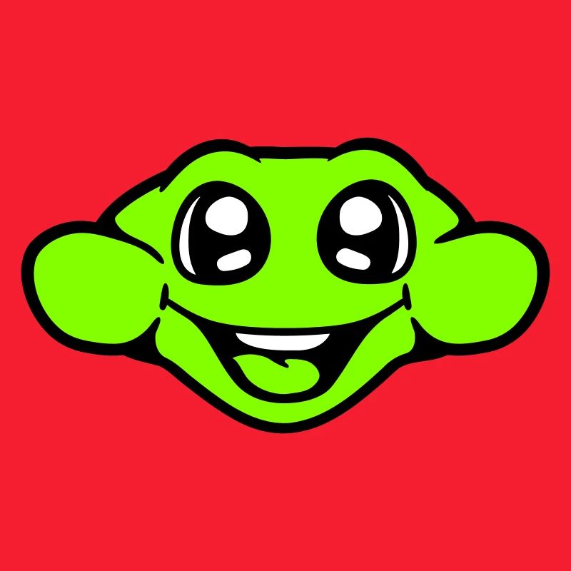 Frog Toad Smiles Funny Comic Happy Cool