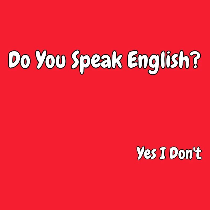 Conception drôle de blagues en anglais