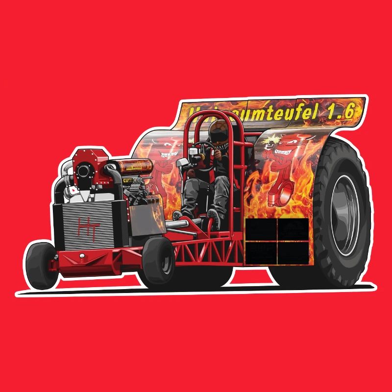 Tractor Pulling // Illustration