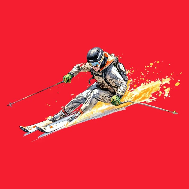 Skifahrer