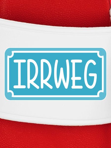 Irrweg Schild