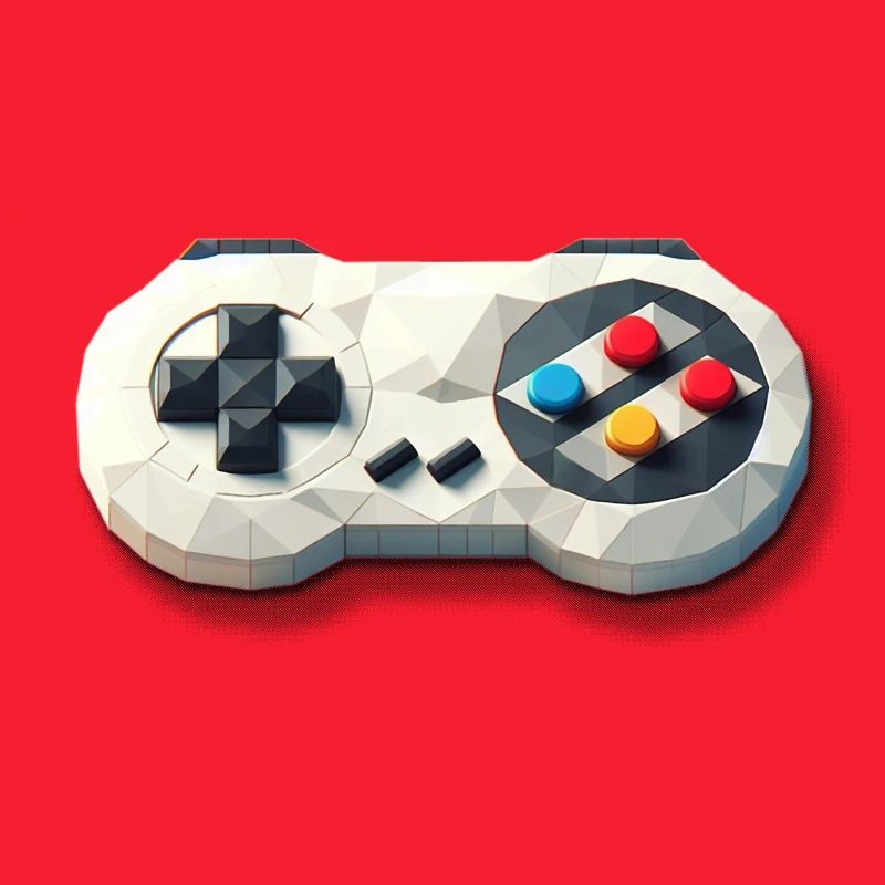 Retro Controller 16 Bit Gaming Nostalgie
