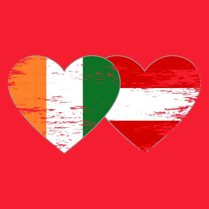 Cœur du drapeau de la Côte d’Ivoire