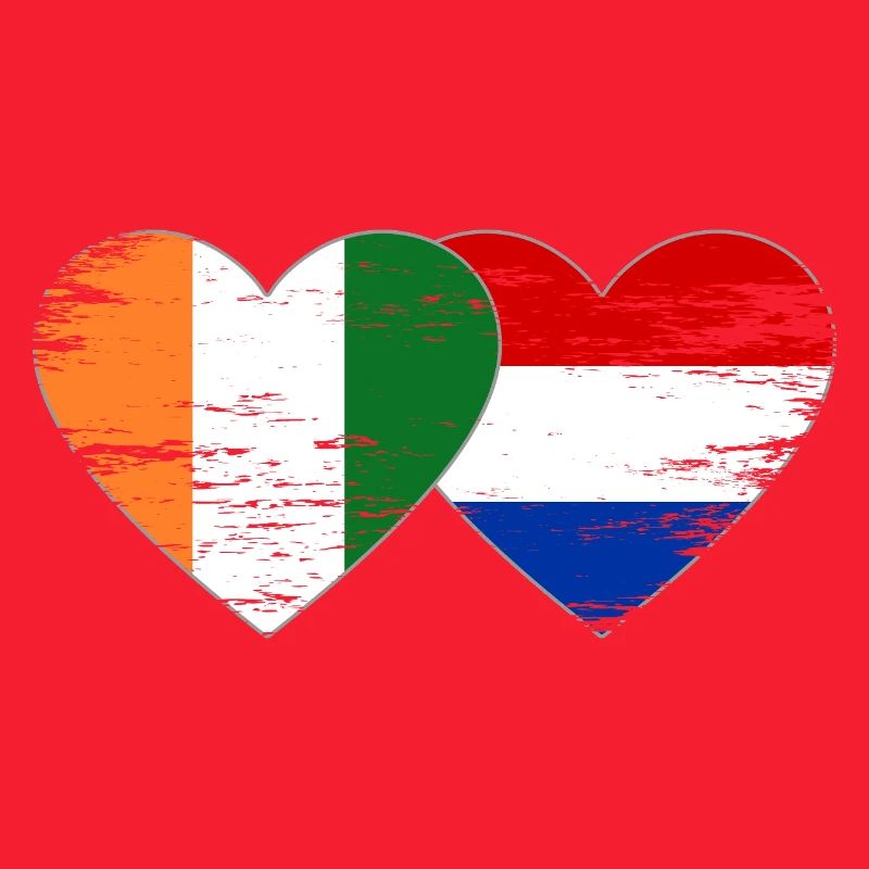 Drapeau de la Côte d’Ivoire Pays-Bas utilisé
