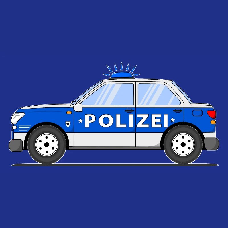 Auto della in blu e argento