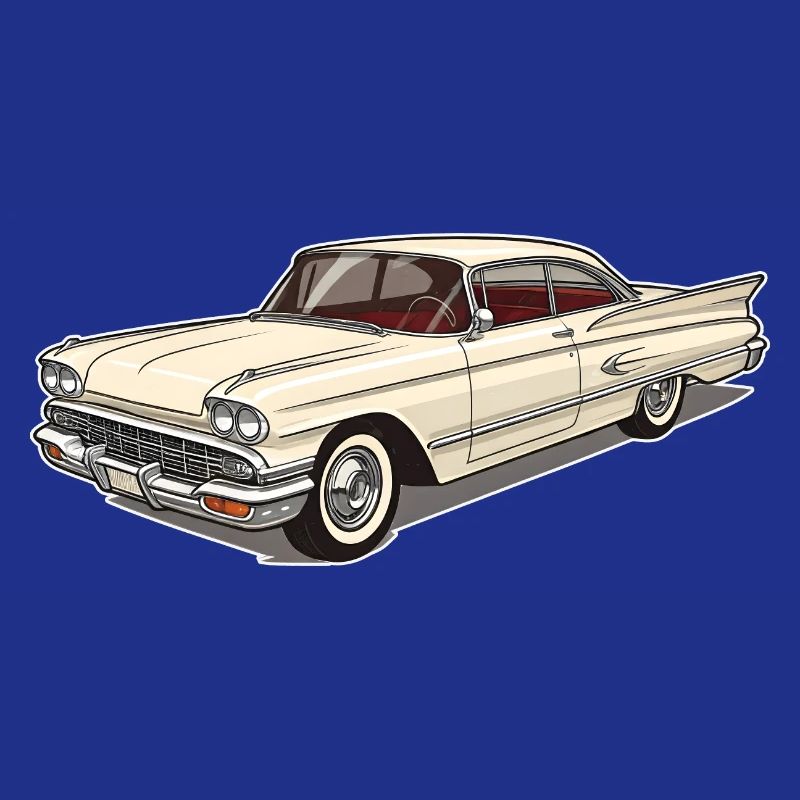 Klassischer Oldtimer - Elegantes Retro-Autodesign