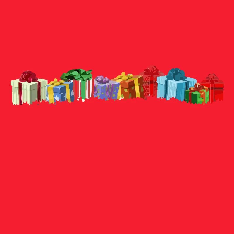 Bunte Geschenke Pakete