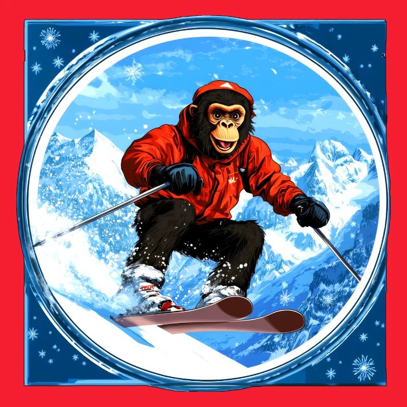 Ski Affe