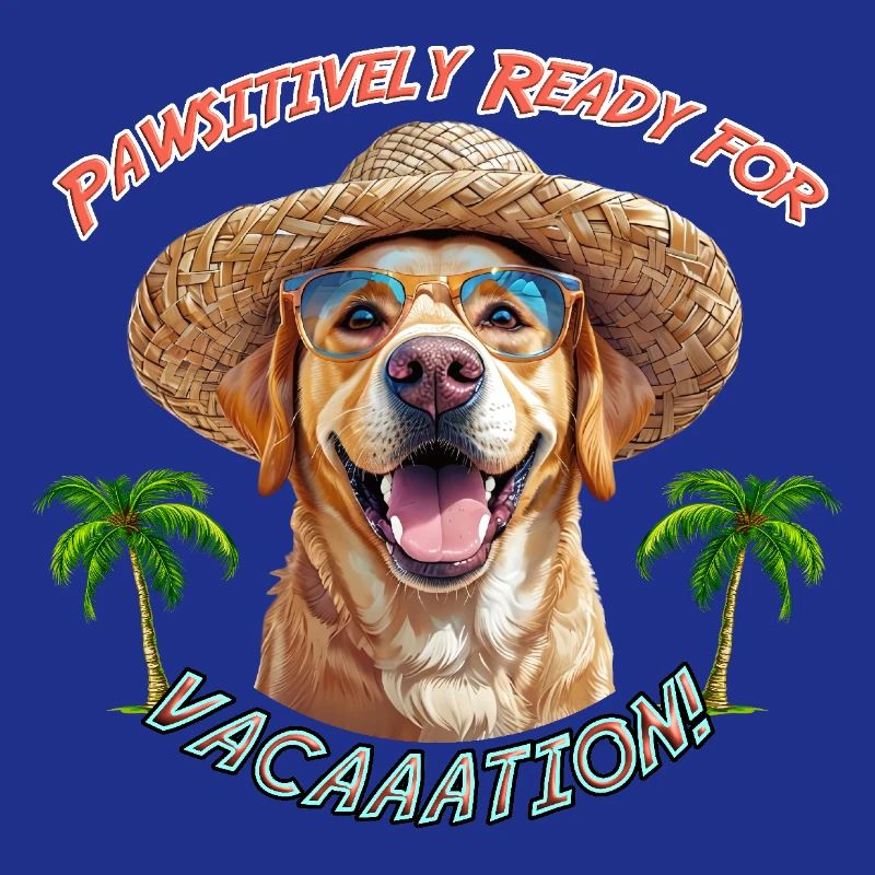 Labrador in summer look: Pawsitively Ready