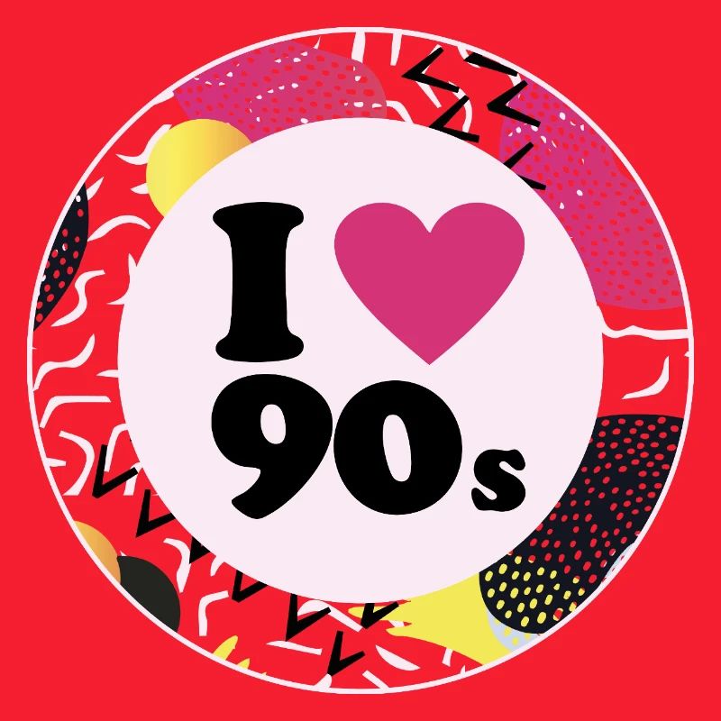 I ♥ 90s – Design rétro nostalgique