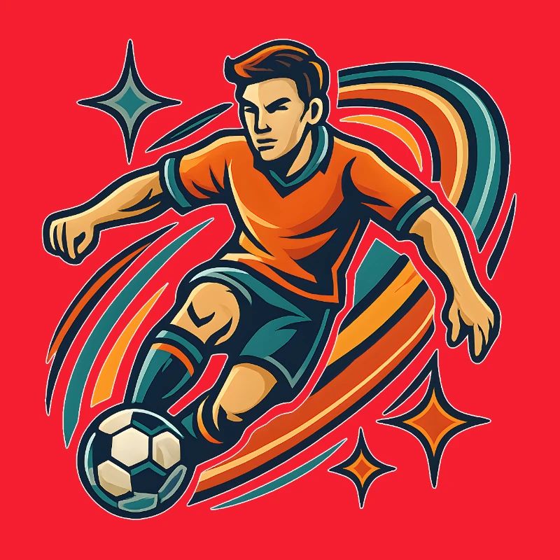 Dynamic Soccer Player Standing Design