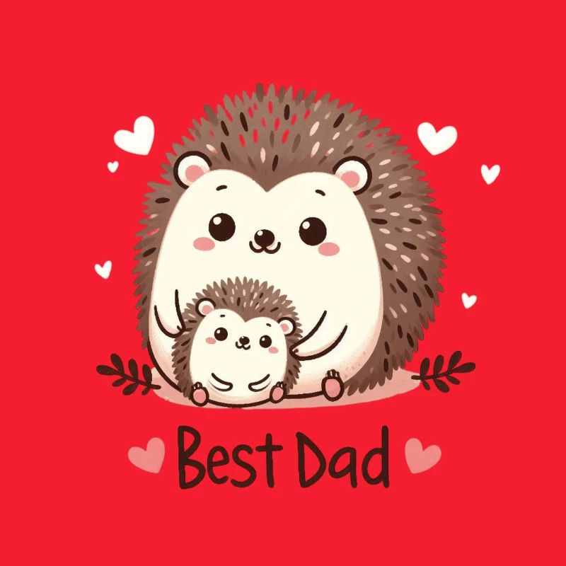 Bester Papa Igel