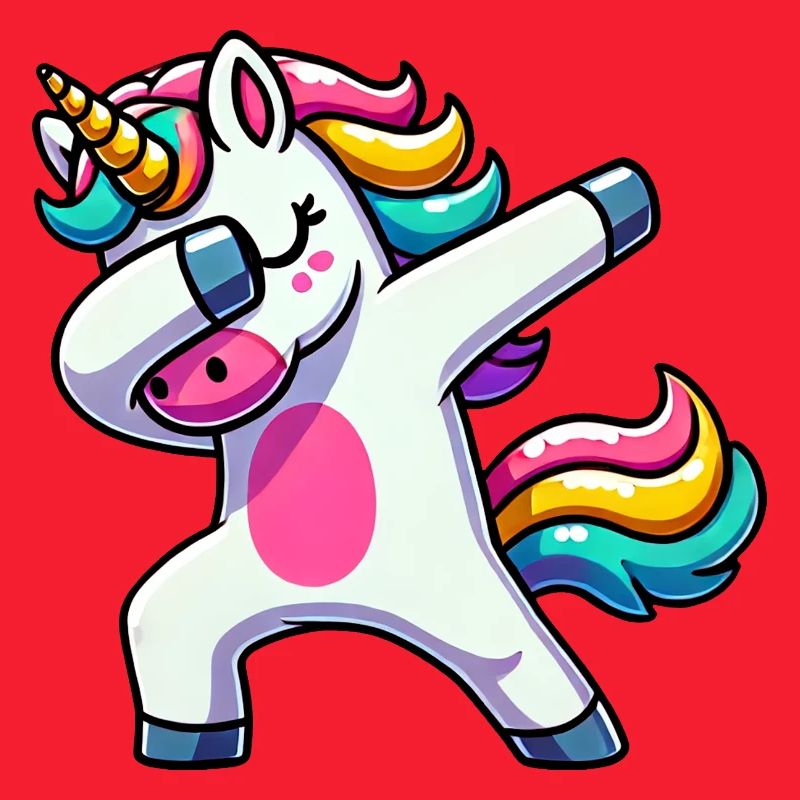 Dabbing Einhorn Dab Unicorn Mädchen Einhörner