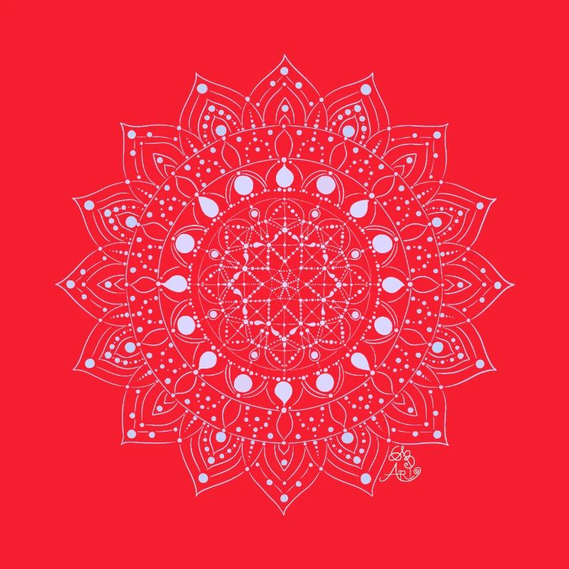 Geometrisches Mandala Muster