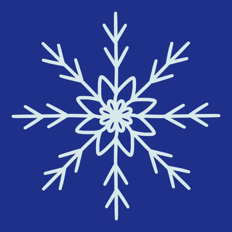 Conception élégante de motif de flocon de neige