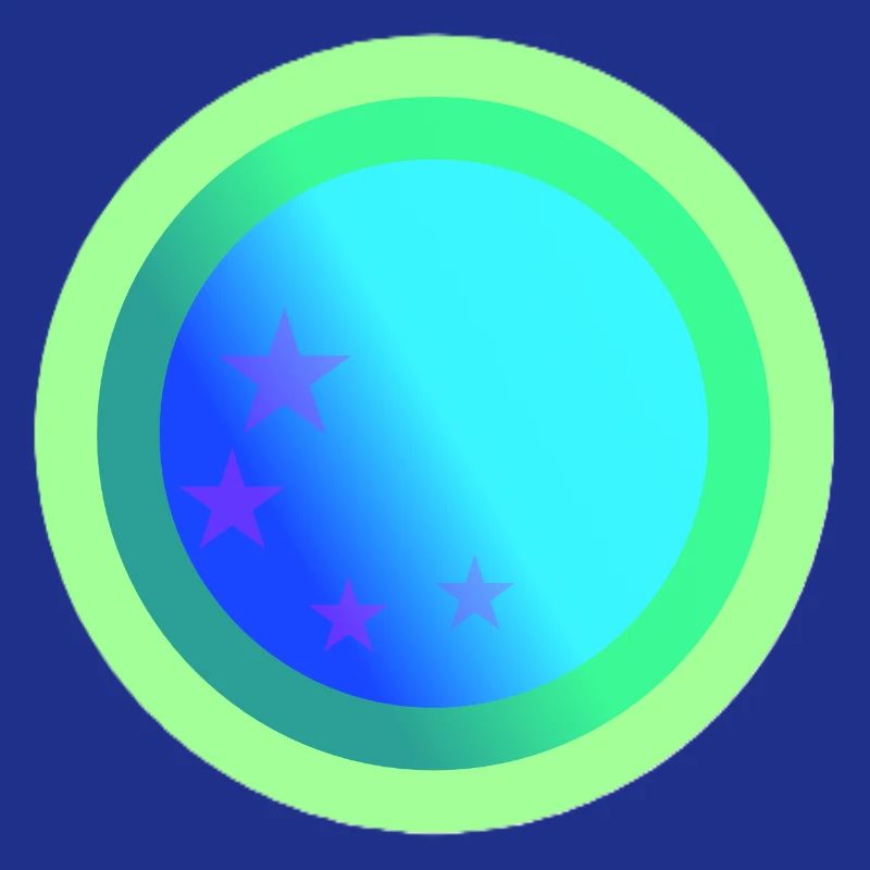 Conception de constellations bleues célestes