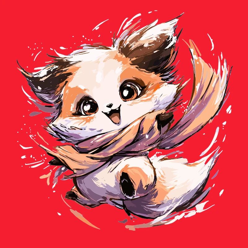 Fox with Scarf | Dancing Fox