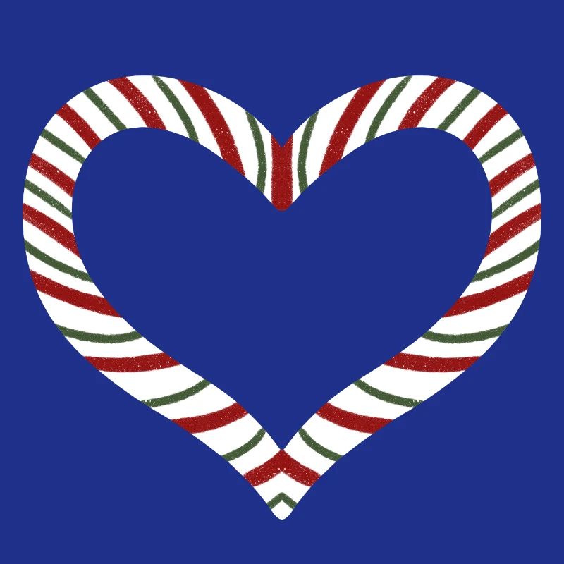 Candy Cane Rayé Coeur