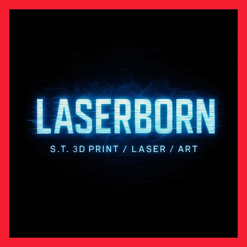 LaserBorn Neon Tech Druck