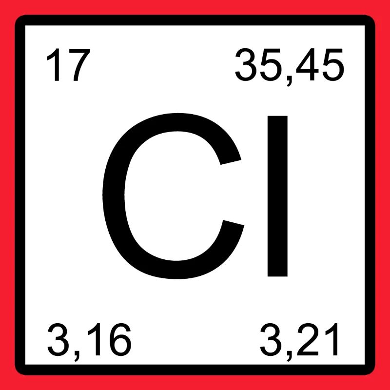 Conception d’élément carré de chlore