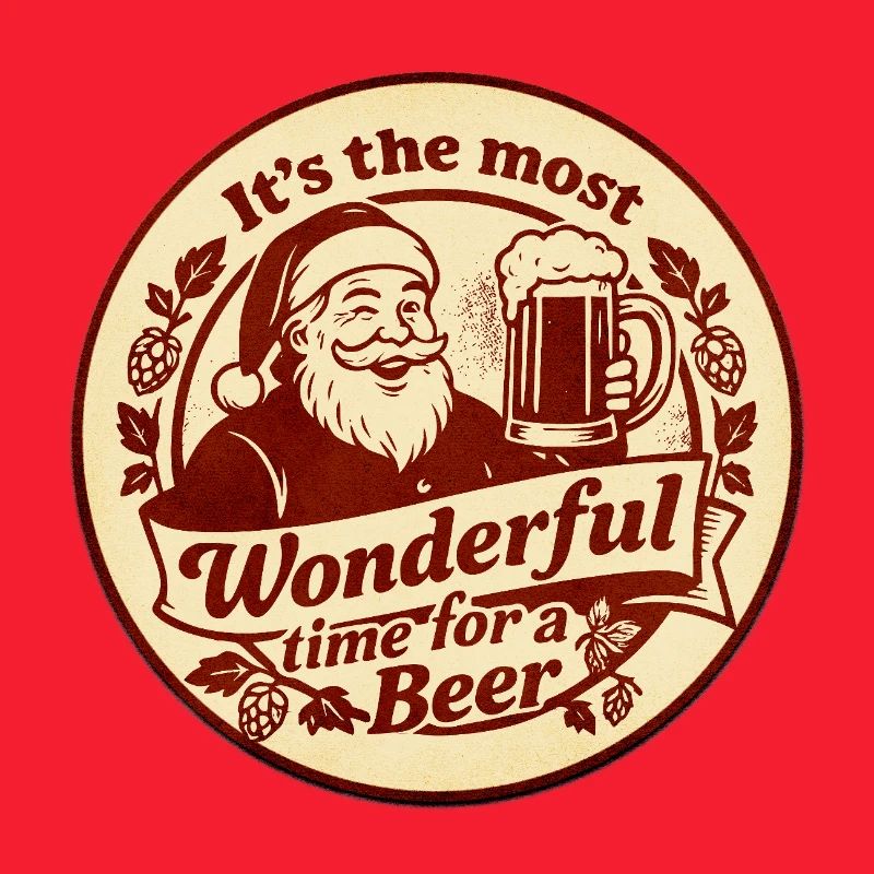 Weihnachtsbier Retrobadge