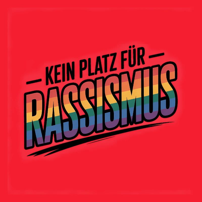 Pas de place pour le racisme - Logo Cool Pride