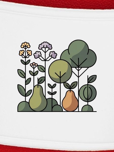 Abstrakter Obstgarten