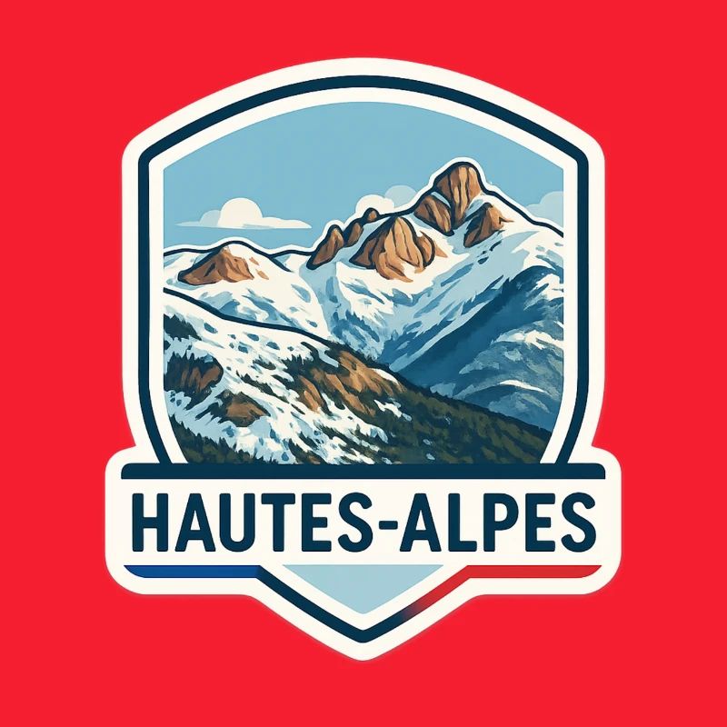 Blauer Alpen-Schild