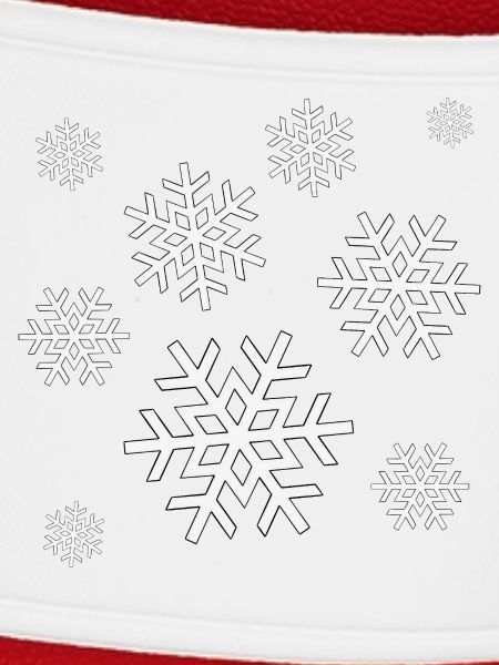 Weisse Schneeflocken Winter Feeling Motiv 