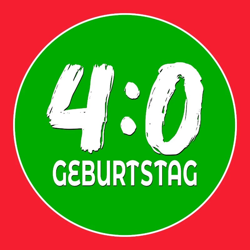 Fußball Vierzig 40. Geburtstag