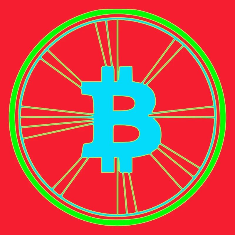 Bitcoin Wireframe Speed Future Vektor