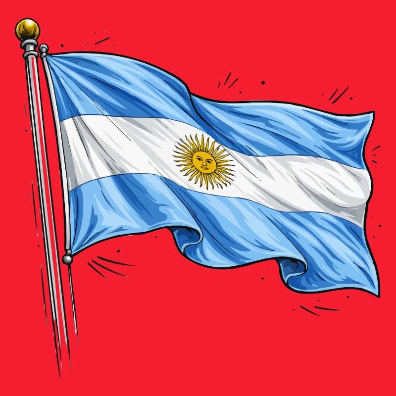Drapeau de l’Argentine