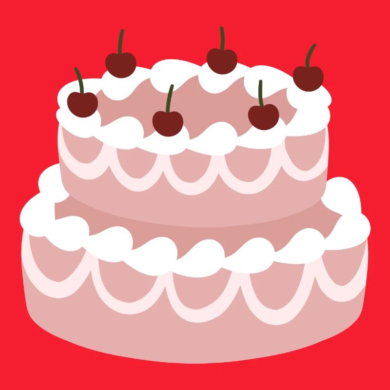 Cherry Pink Layer Cake