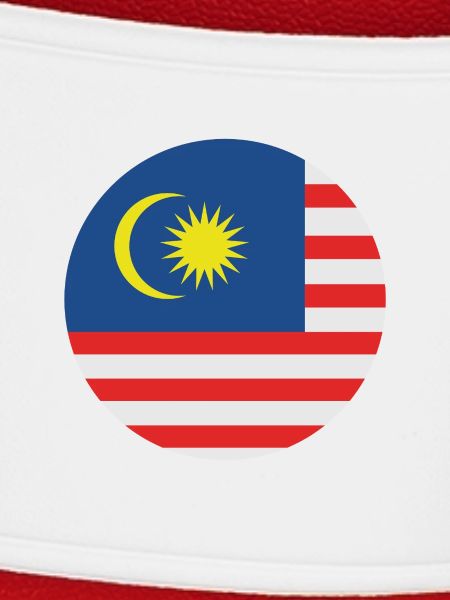 Malaysia-Rundflagge