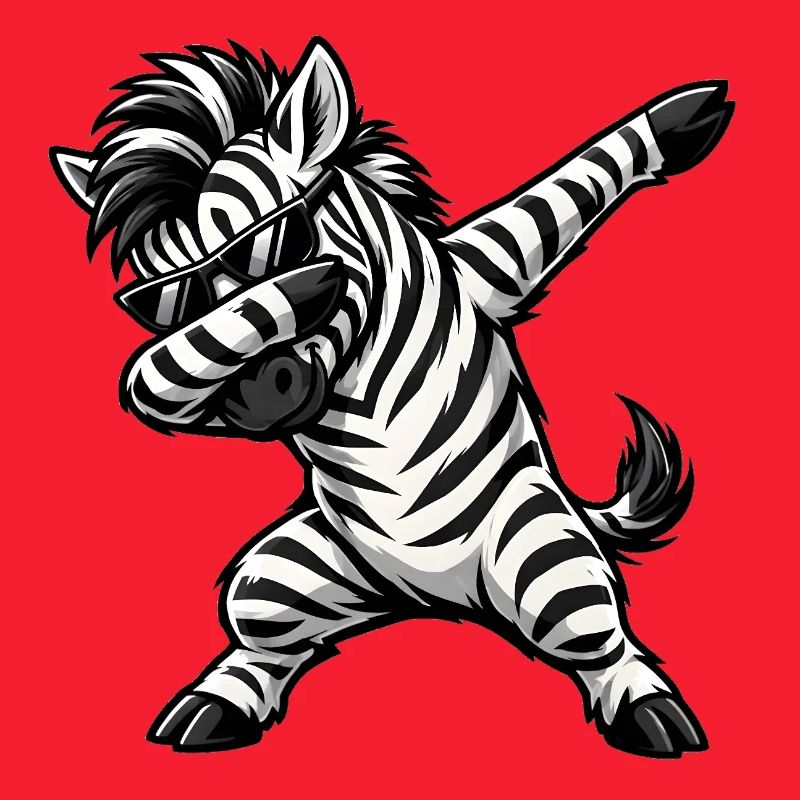 Dabbing Zebra