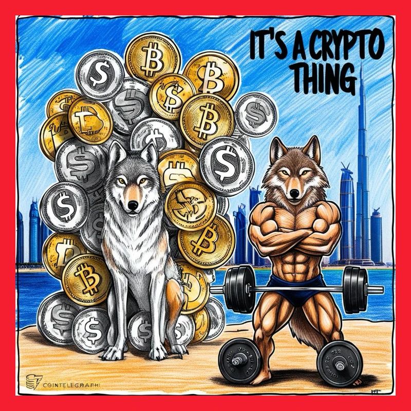 Krypto Krafttier Hund und Wolf