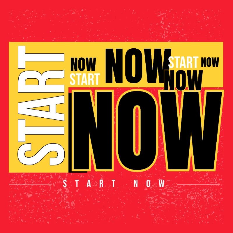 Start Now Bold Typography