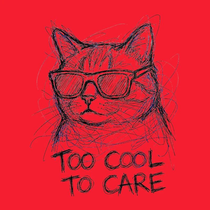 Cool de chat avec lunettes de soleil