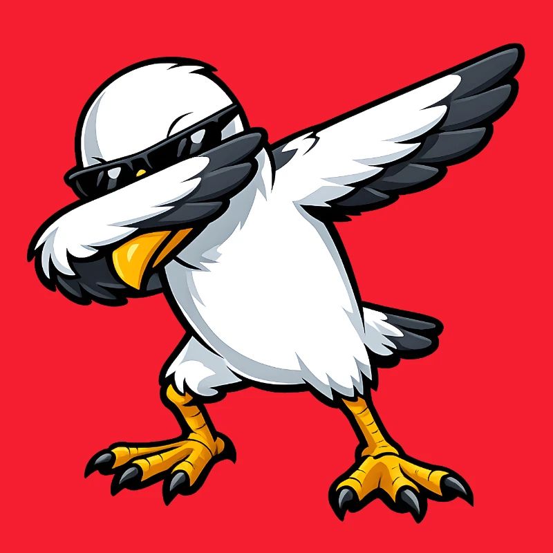Dabbing Seagull