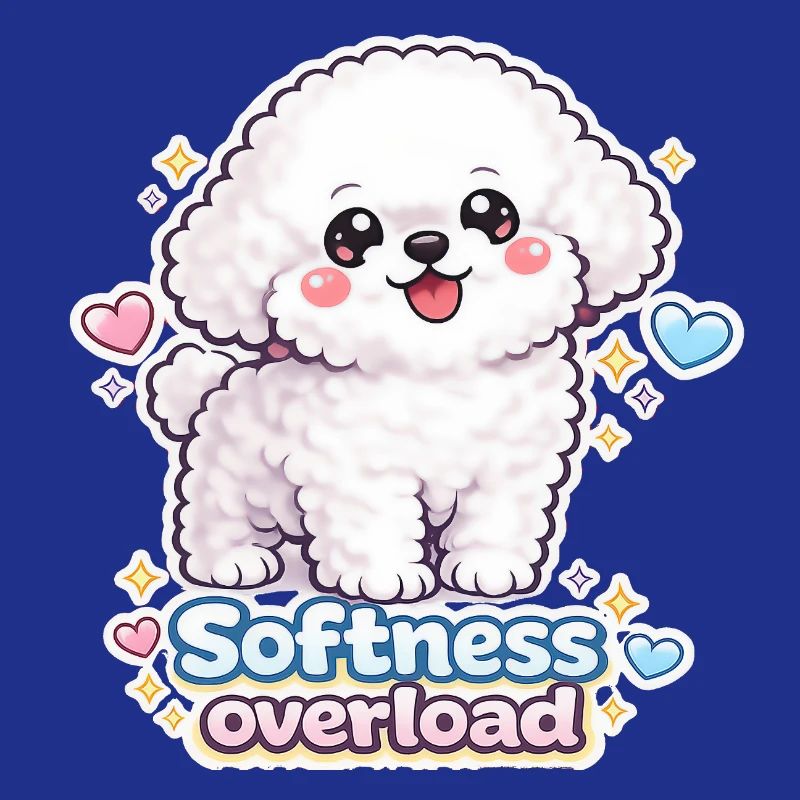 Surcharge de douceur - Design de chien Bichon mignon