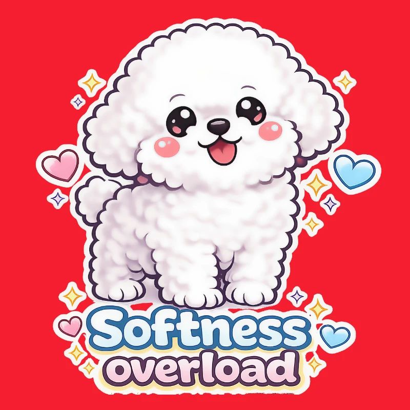 Surcharge de douceur - Design de chien Bichon mignon